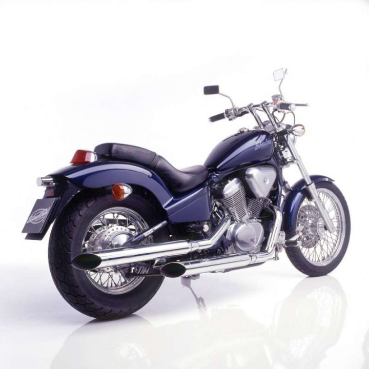Ligne complète homologuée LeoVince SilverTail K02 (2228) Honda VT600C SHADOW