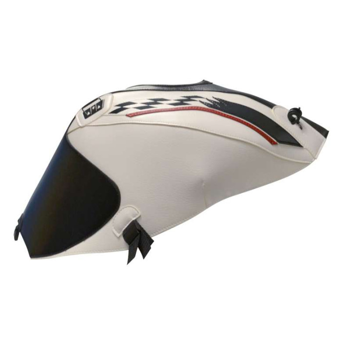Bagster black/white/deco checkerboard tank mat (1570H) Suzuki Gladius 650