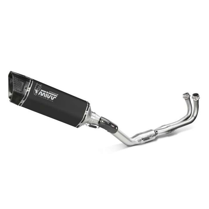 Ligne complète Mivv SR-1 Titane noir (Y.073.LR1TB) Yamaha T-max 560