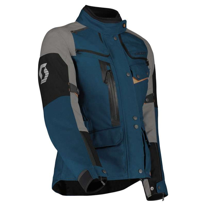 Veste femme moto Scott VOYAGER DRYO Women BLUE/GREY