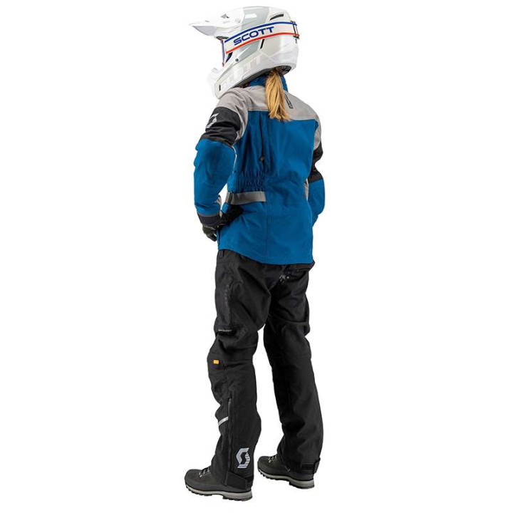 Veste femme moto Scott VOYAGER DRYO Women BLUE/GREY