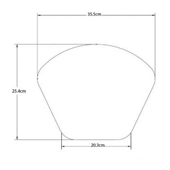 Coussin de selle Saddlemen Large Tech Comfort Gel Pad Coussin de selle Saddlemen Large Tech Comfort Gel Pad