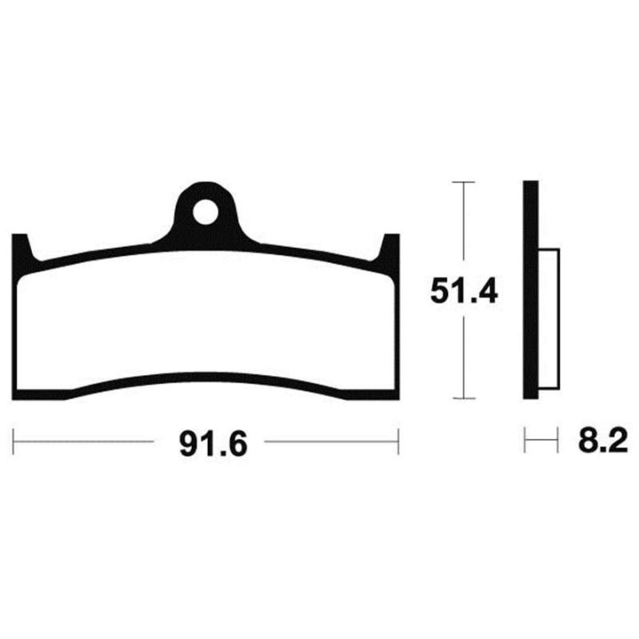 Brake pads motorcycle metal fried Bendix MF176