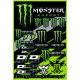 D'COR MONSTER ENERGY sticker sheet