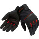 Gants Tucano Urbano PENNA Mesh Noir/Rouge
