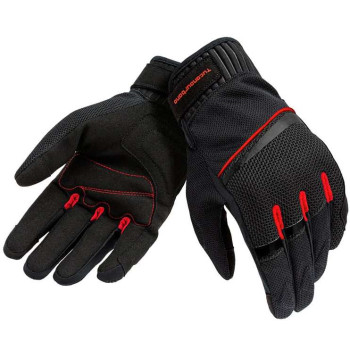 Gants Tucano Urbano PENNA Mesh Noir/Rouge