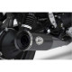 Silencieux homologués (X2) Zard INOX Noir Moto Guzzi V7 III
