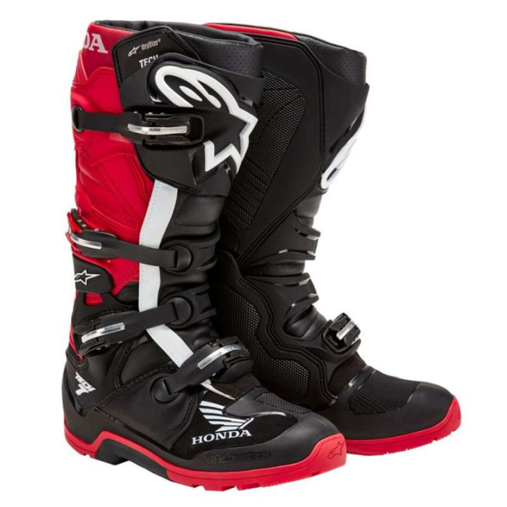 ALPINESTARS HONDA TECH 7 ENDURO Drystar Black Red Boots