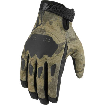 Gants moto Icon HOOLIGAN CAMO CE Gants moto Icon HOOLIGAN CAMO CE