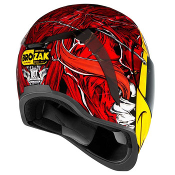 Casque moto Icon AIRFORM MIPS BROZAK Rouge Casque moto Icon AIRFORM MIPS BROZAK Rouge