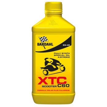 Huile moteur BARDAHL XTC C60 SCOOTER 5W40 1 litre