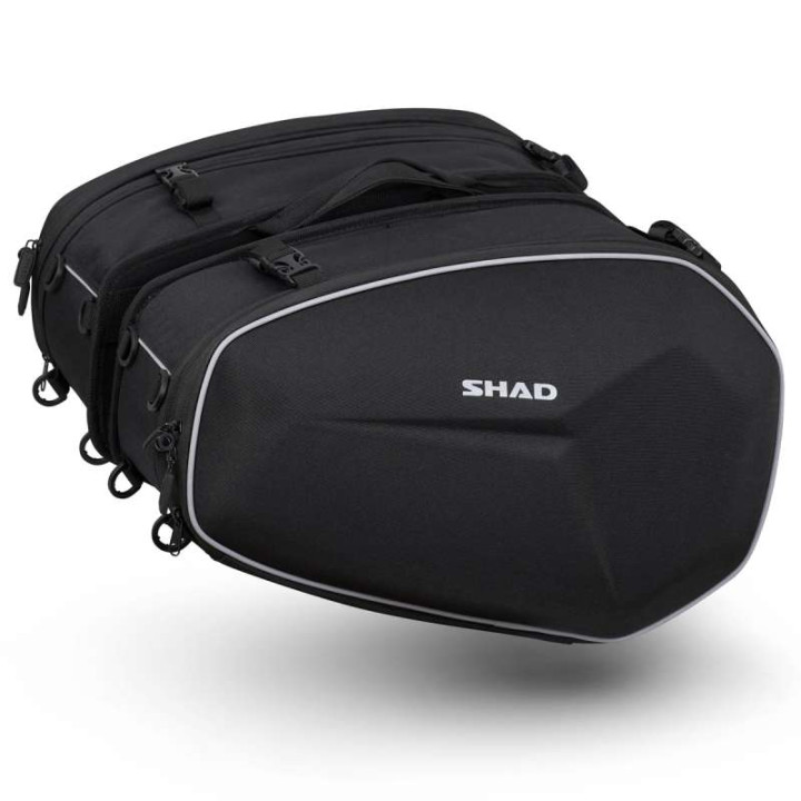 Sacoches cavalières moto Shad E48 2022 46-58 litres