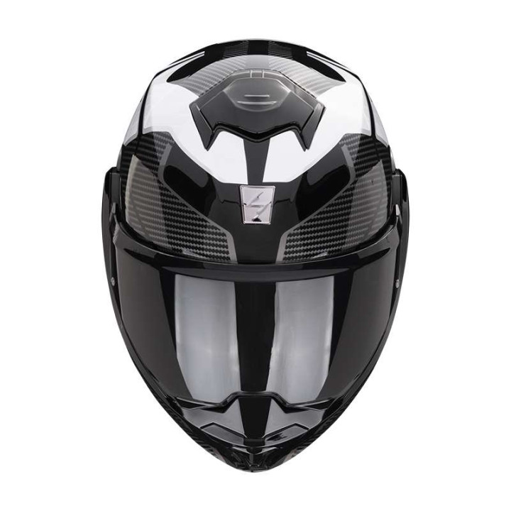 Casque moto modulable Scorpion EXO-TECH EVO ANIMO NOIR / BLANC