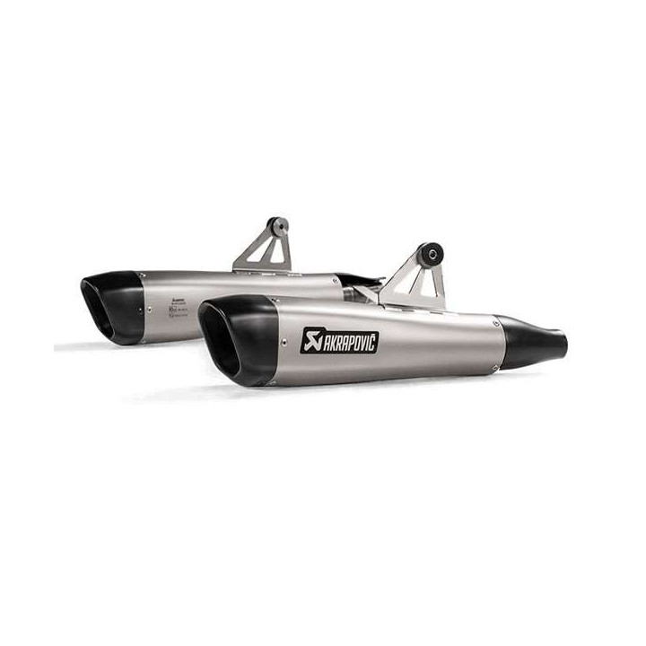 Silencieux homologué Akrapovic Titane Triumph BONNEVILLE T100 T120