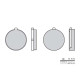 Plaquettes de frein organique BREMBO 07SU0220