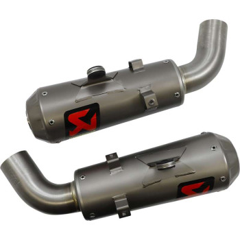 AKRAPOVIC Titanium Ducati Hypermotard approved muffler (S-D9SO15-HCBT)