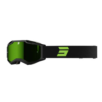 Masque moto cross Shot IRIS 2.0 TECH GREEN MATT