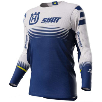 Maillot moto cross Shot AEROLITE HUSQVARNA LIMITED BLUE