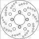 Brembo Oro Series rear brake disc 68B40741 Suzuki BURGMAN 125/150 01-06