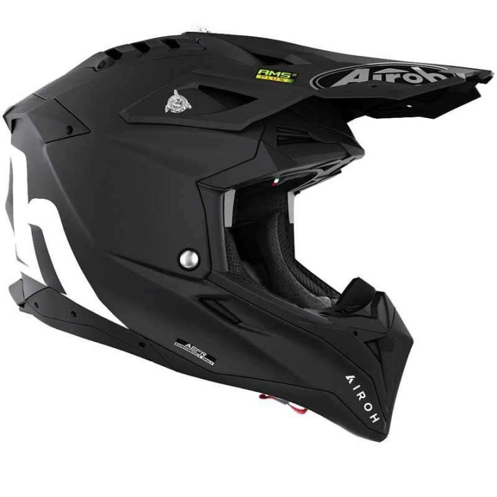 Airoh AVIATOR 3 BLACK MATTE motocross helmet Airoh AVIATOR 3 BLACK MATTE motocross helmet