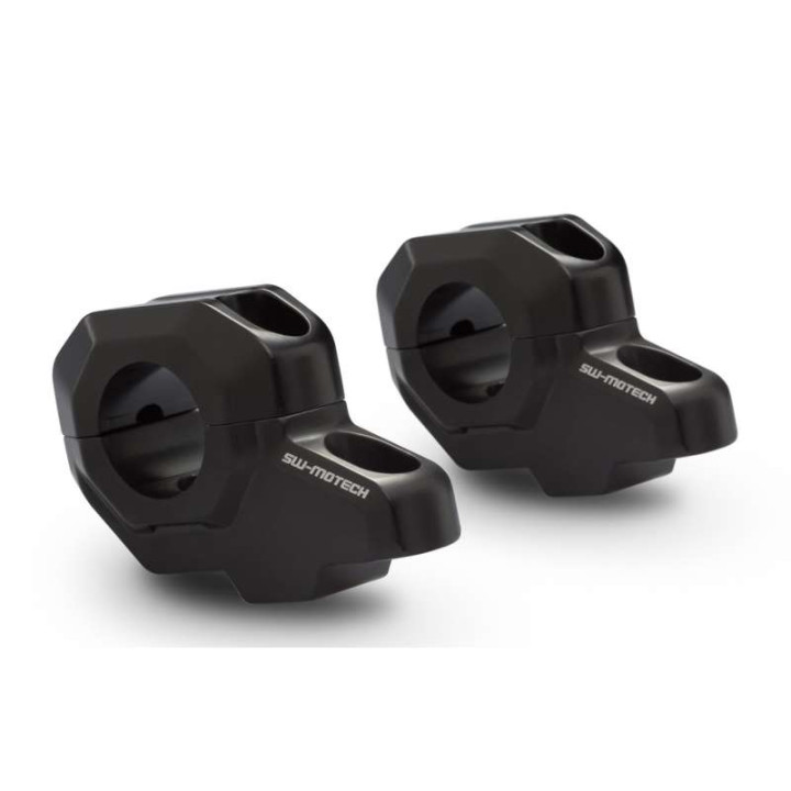 Universal riser with offset for 28mm handlebars SW-Motech +30/-21