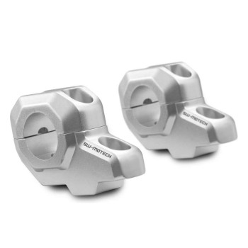 Rehausseur universel avec déport pour guidon 28mm SW-Motech +30/-21