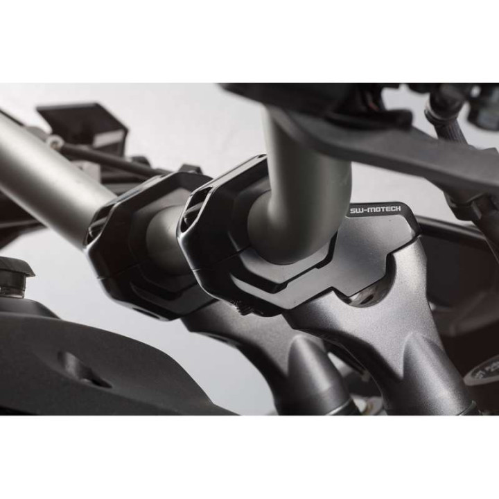 Universal riser with offset for 28mm handlebars SW-Motech +30/-21