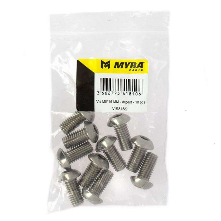 Vis BTR inox (x10) M8x16mm MYRA