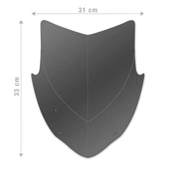 Saute-vent Barracuda AEROSPORT (DN8300) Ducati MONSTER 797/821/1200