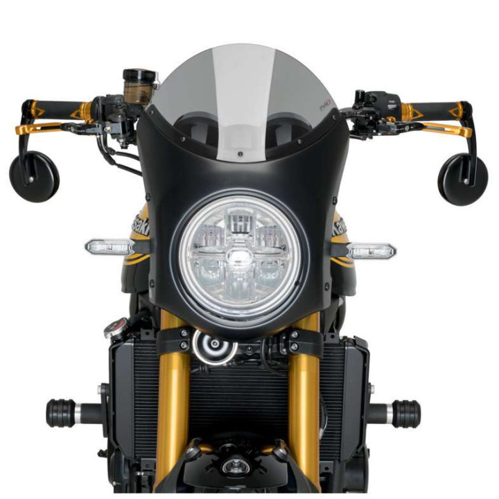 Semi-carénage Puig RETRO Noir Mat (9595) Kawazaki Z900RS