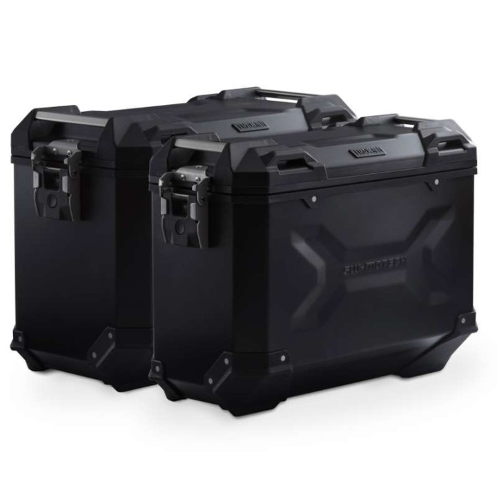 SW-Motech TraX ADVENTURE 37/45L aluminum suitcase kit Moto Guzzi V85 TT SW-Motech TraX ADVENTURE 37/45L aluminum suitcase kit Moto Guzzi V85 TT