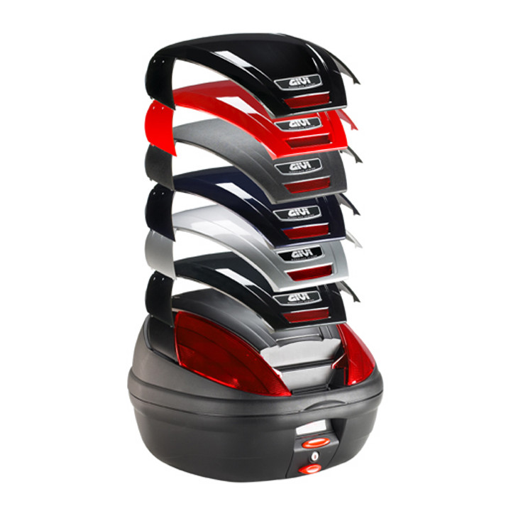 Painted cover for Givi E370 motorcycle top case Painted cover for Givi E370 motorcycle top case