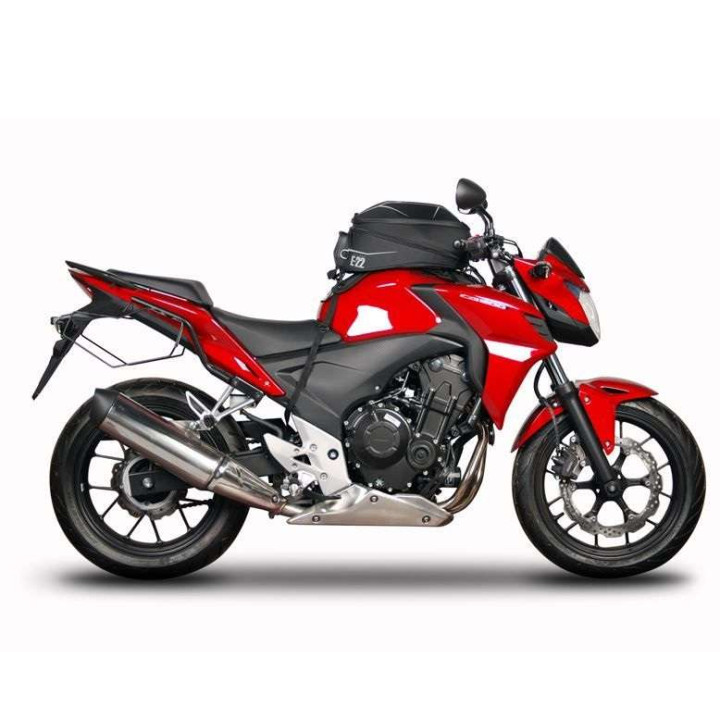 Sacoches cavalières Shad E48 + écarteurs Honda CB500F CBR500R (H0CF54SE)