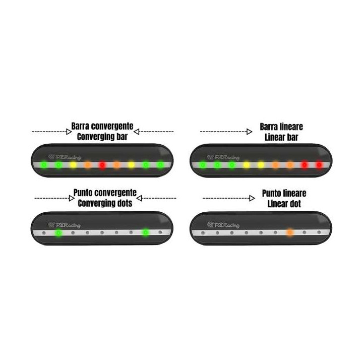 Shiftlight / Max rev indicator PZRacing LT2000 Shiftlight / Max rev indicator PZRacing LT2000