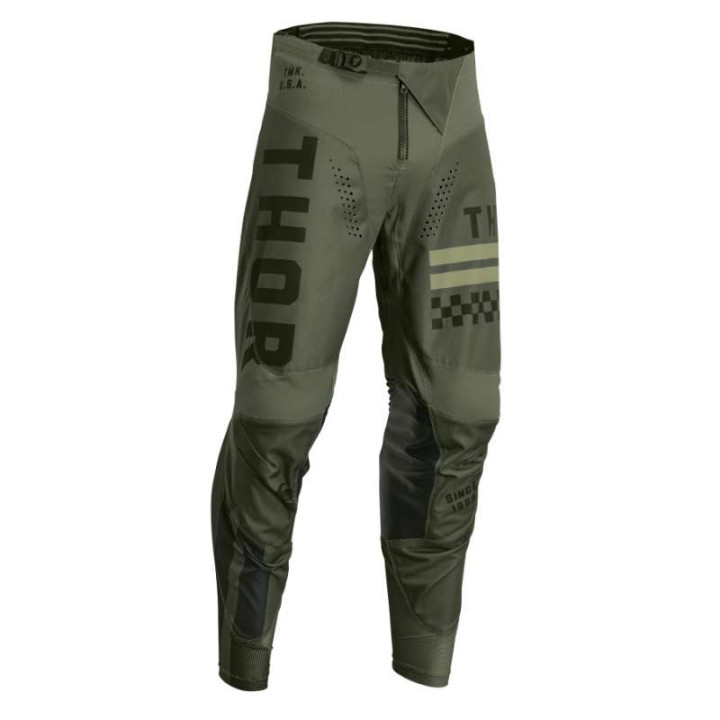 Thor YOUTH PULSE COMBAT ARMY/BLACK children's cross-country pants