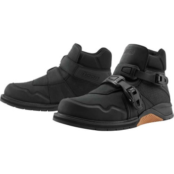Chaussures moto Icon SLABTOWN Noir