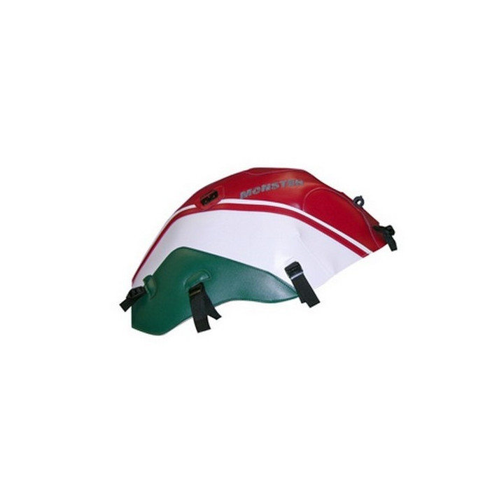 Bagster tank mat red/white/dark green (1405W) Ducati Monster 600/1000 - S4/S2R/S4R - Monstro
