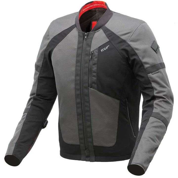 Veste moto T.UR ATLAS Anthracite/Noir