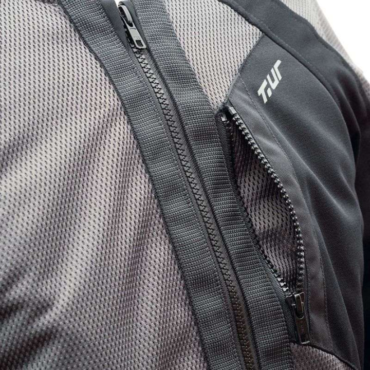 Veste moto T.UR ATLAS Anthracite/Noir