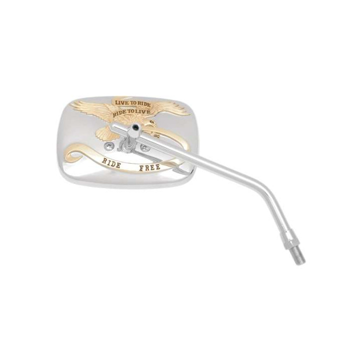 Custom mirror EMGO LIVE TO RIDE Gold right