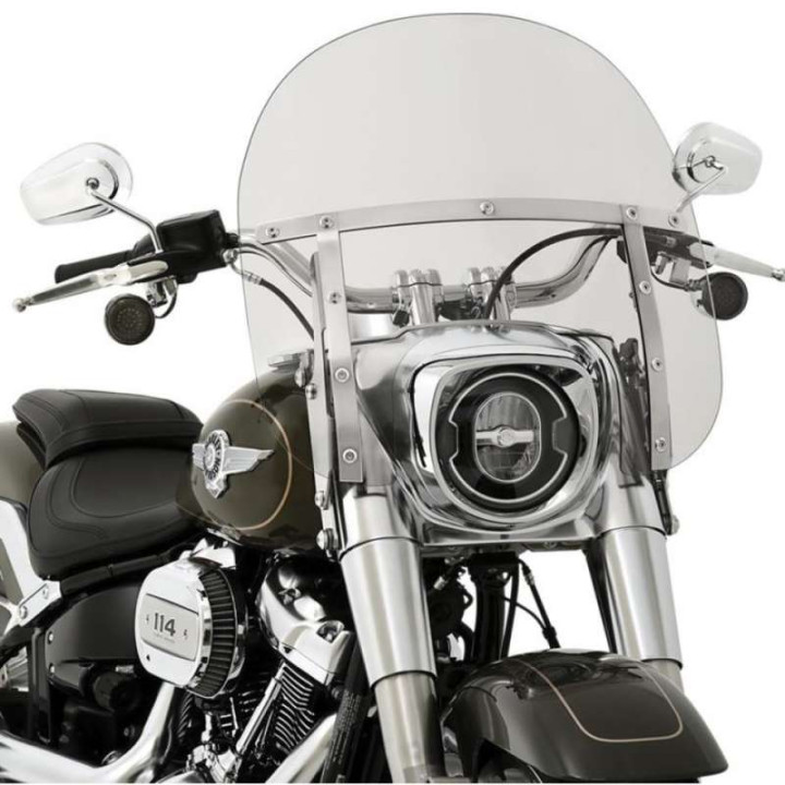 Pare-brise Memphis Shades FATS 15" (38cm) Harley-Davidson FLFB / FLFBS FAT BOY 18- Pare-brise Memphis Shades FATS 15" (38cm) Harley-Davidson FLFB / FLFBS FAT BOY 18-