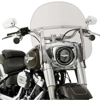 Pare-brise Memphis Shades FATS 15" (38cm) Harley-Davidson FLFB / FLFBS FAT BOY 18- Pare-brise Memphis Shades FATS 15" (38cm) Harley-Davidson FLFB / FLFBS FAT BOY 18-