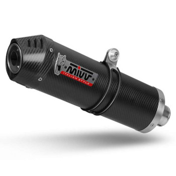 Mivv OVAL Carbon-approved muffler (T.018.LEC) TIGER 900