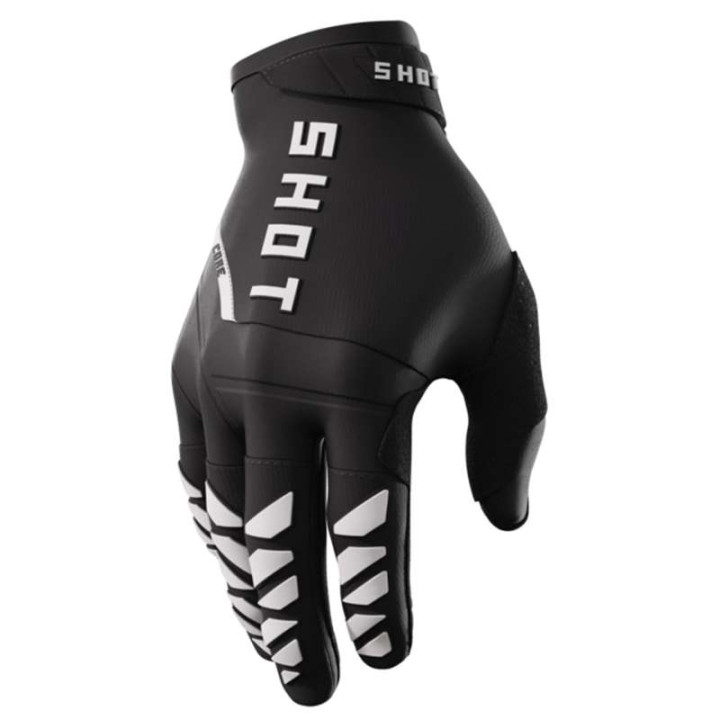 Shot CORE BLACK motocross gloves