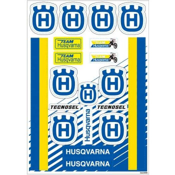 Planche de stickers TECNOSEL Vintage Husqvarna Planche de stickers TECNOSEL Vintage Husqvarna