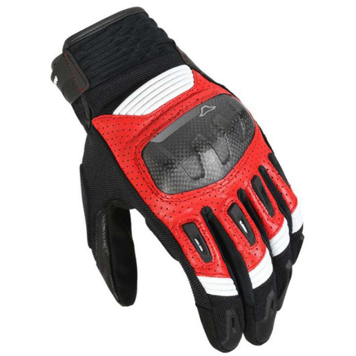 Gants moto Macna RIME Rouge/Noir
