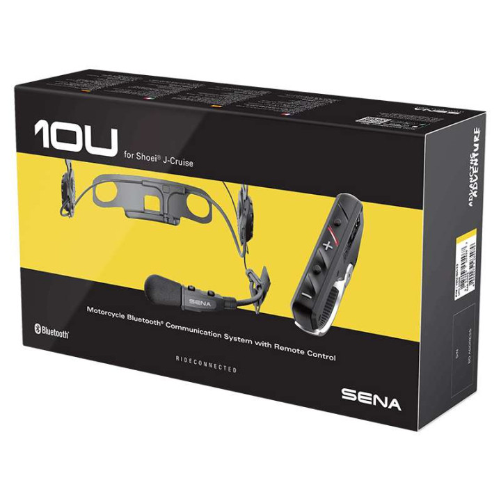Intercom Sena 10U + RC4 pour Shoei J-CRUISE (kit pour 1 casque)