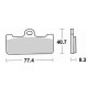 Sinter BRAKING brake pads 776CM55