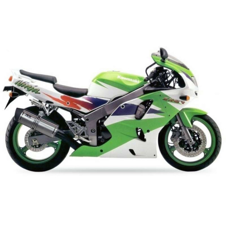 Silencieux homologué Ixil SOVE inox (OK7041VSE) Kawasaki Ninja ZX-6R 94-97
