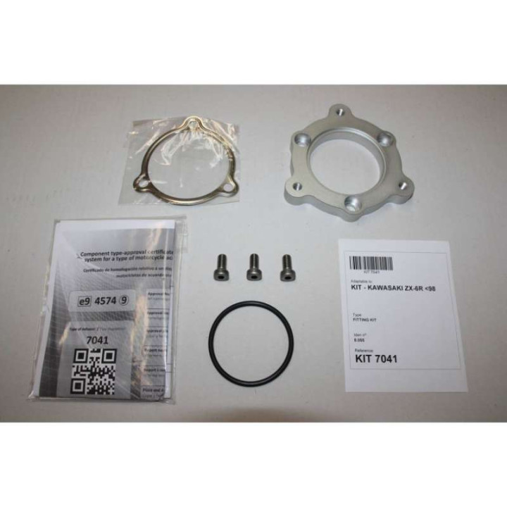 Silencieux homologué Ixil SOVE inox (OK7041VSE) Kawasaki Ninja ZX-6R 94-97